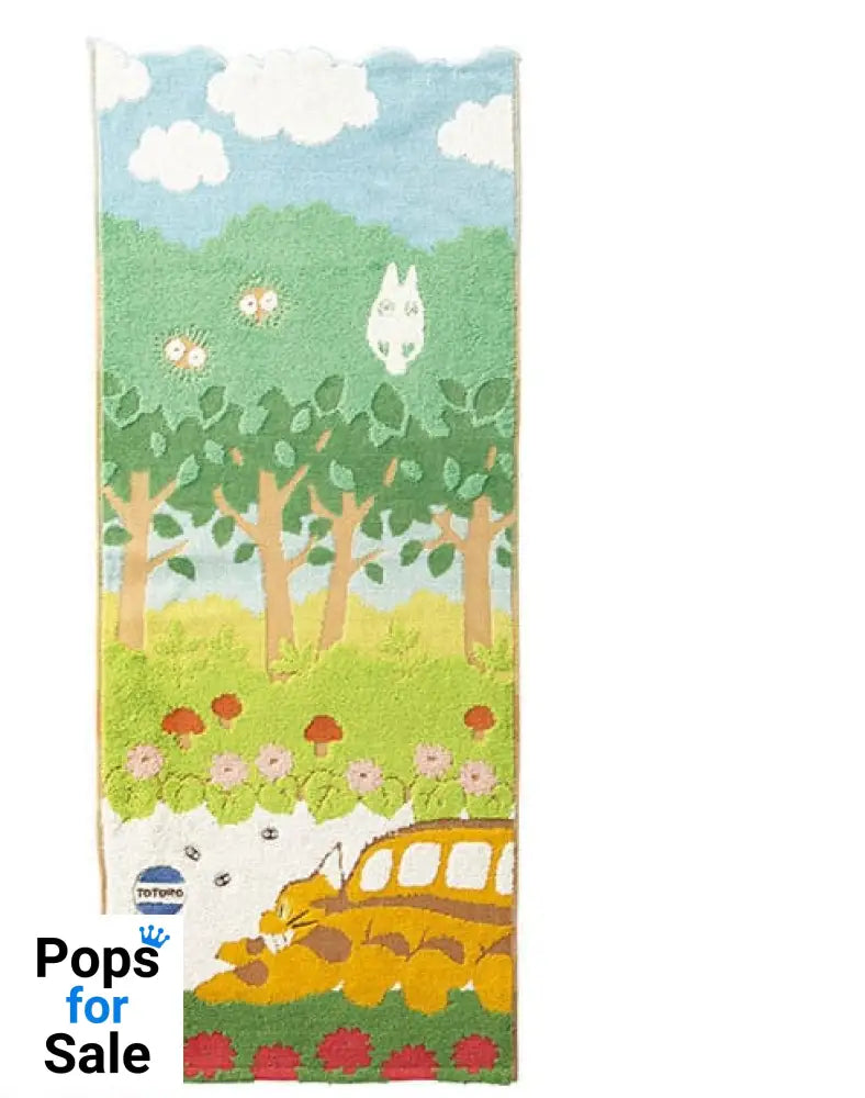 My Neighbor Totoro Towel Catbus on it's way 34 x 80 cm