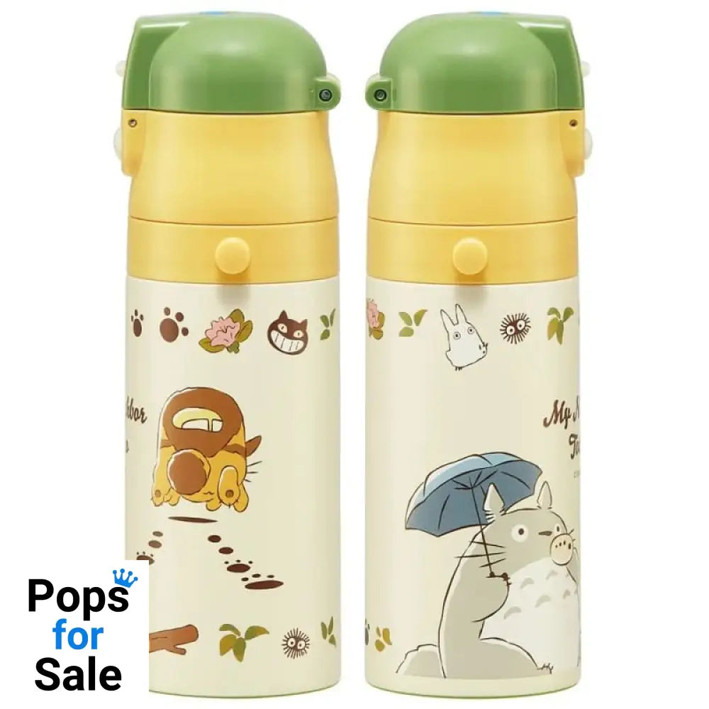 My Neighbor Totoro Water Bottle double opening Totoro & Catbus 420 ml
