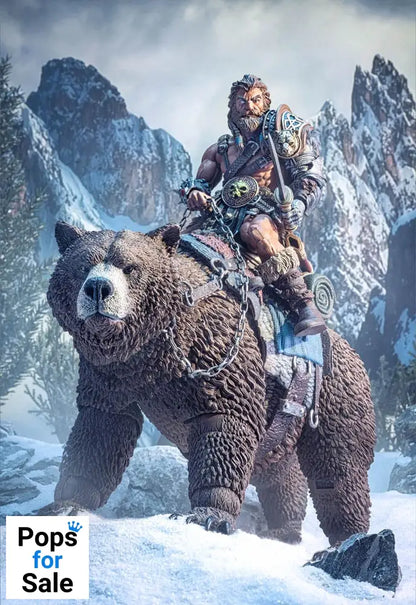 Mythic Legions: Rising Sons Actionfigur Bodvar (Bear Mount) 15 cm
