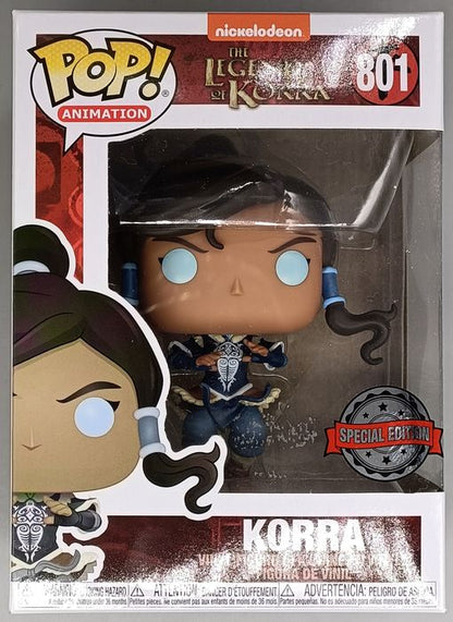 #801 Korra (Avatar State) - The Legend Of Korra - Box Damaged Funko POP