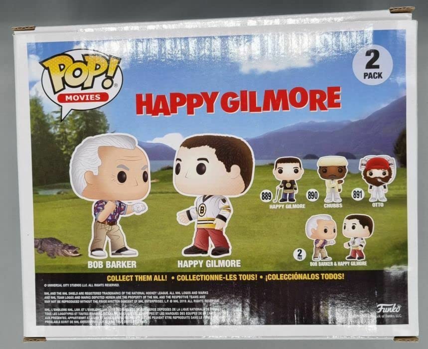 [2 Pack] Bob Barker & Happy Gilmore - Happy Gilmore Funko POP