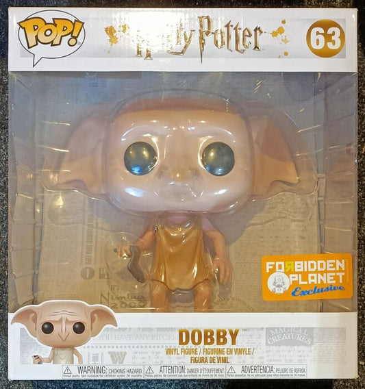 #63 Dobby - 10 Inch - Harry Potter - Box Damaged Funko POP