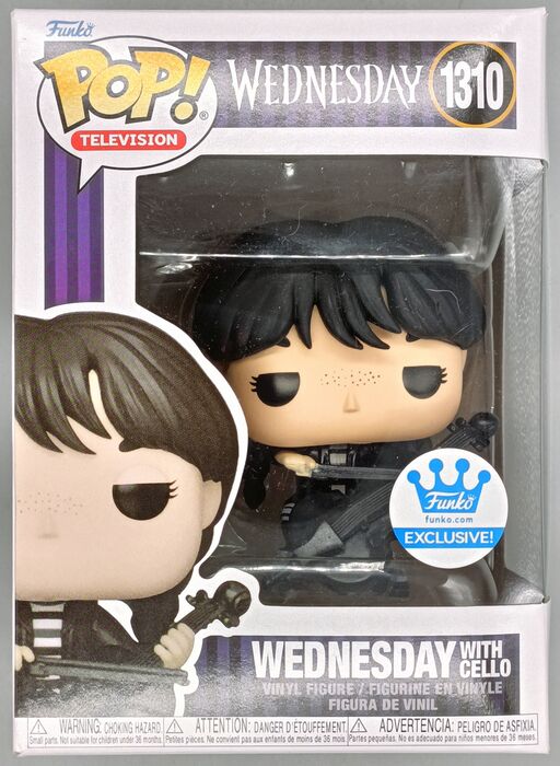 #1310 Wednesday (with Cello) - Wednesday - Box Damaged Funko POP