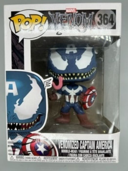 #364 Venomized Captain America - Marvel Venom - Box Damaged Funko POP