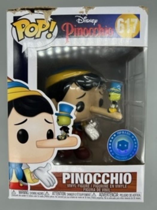 #617 Pinocchio (Jiminy Cricket) Disney Pinocchio - Box Damaged Funko POP