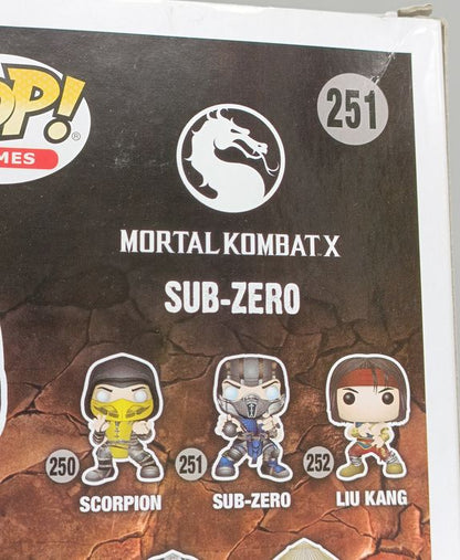 251 Sub-Zero - Mortal Kombat - Funko POP - Box Damaged