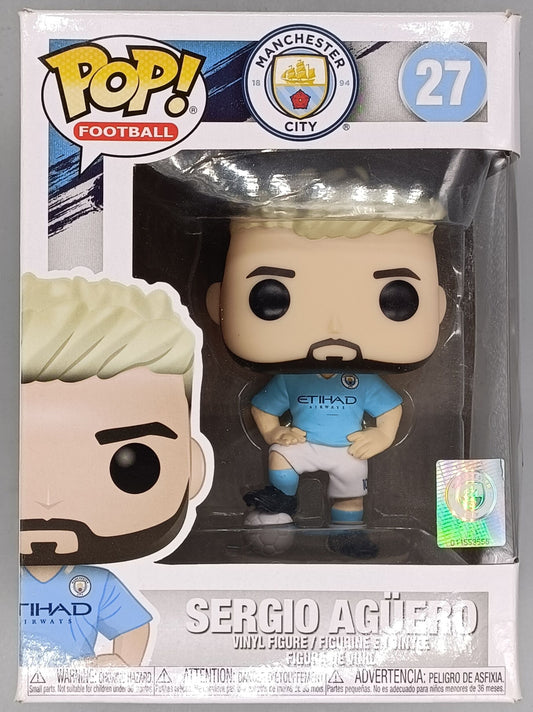 27 Sergio Agüero - Manchester City - Football - Funko POP - Box Damaged
