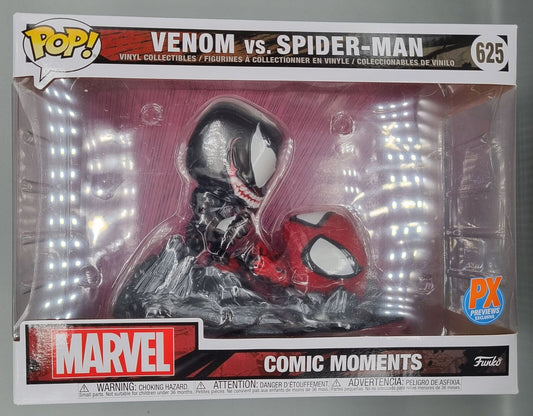 625 Venom vs. Spider-Man Comic Moment Metallic Marvel Funko POP