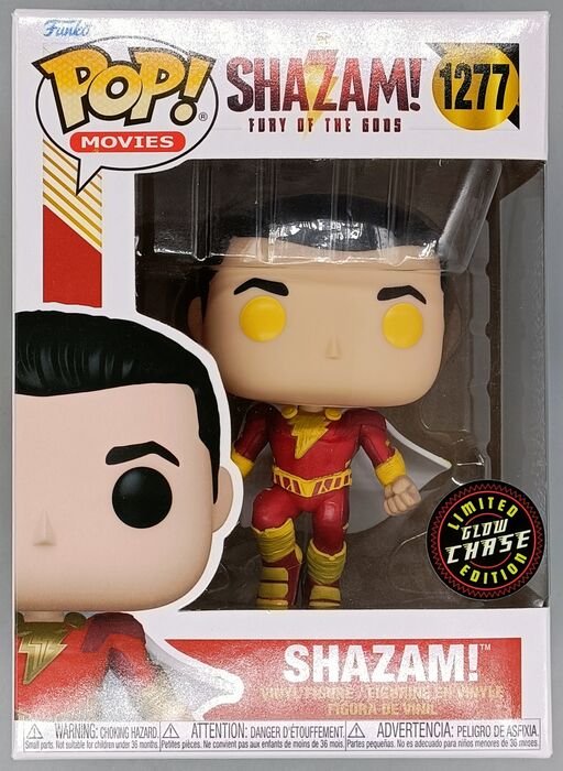 1277 Shazam! Glow Chase - DC Shazam Fury of the Gods Funko POP