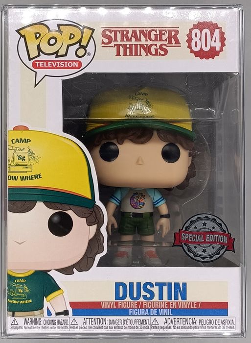 #804 Dustin (Camp- Gray) - Stranger Things Funko POP