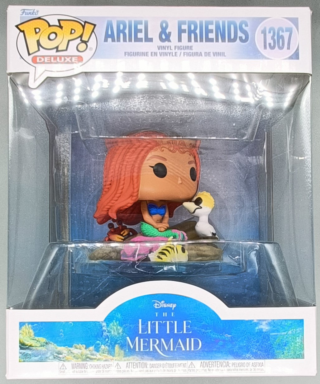#1367 Ariel & Friends Deluxe Disney The Little Mermaid - Box Damaged Funko POP