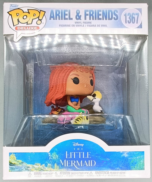 #1367 Ariel & Friends Deluxe Disney The Little Mermaid - Box Damaged Funko POP