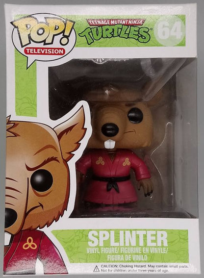 64 Splinter - Teenage Mutant Ninja Turtles Funko POP - Box Damaged