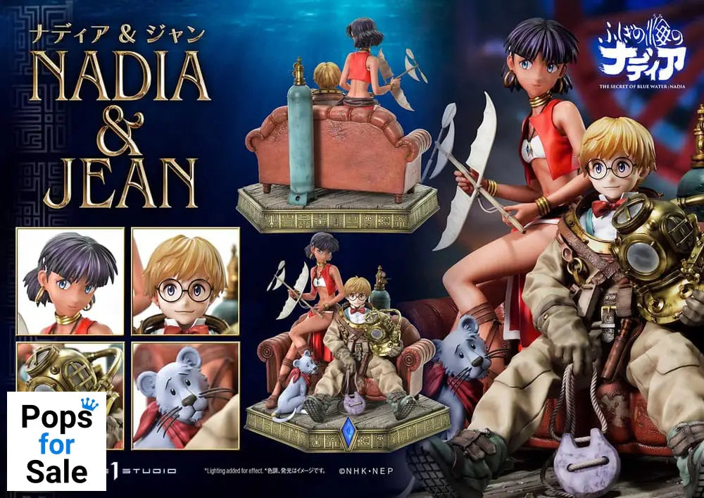 Nadia: The Secret of Blue Water Concept Masterline Series Statue 1/6 Nadia & Jean Bonus Ver. 35 cm