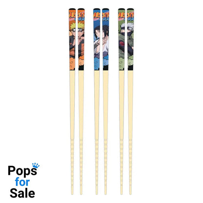 Naruto Bamboo Chopsticks 3-Set Team 7