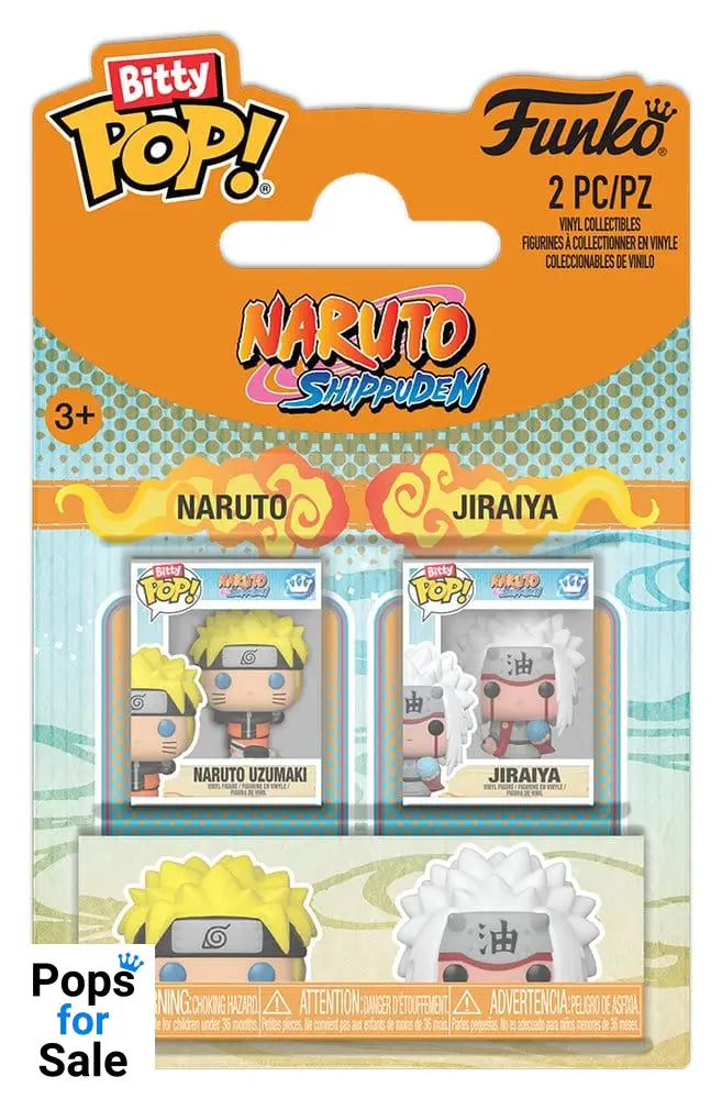 Naruto Bitty POP! Vinyl Figures 2-Pack Naruto & Jiraiya 2 cm