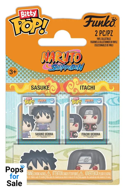 Naruto Bitty POP! Vinyl Figures 2-Pack Sasuke & Itachi 2 cm