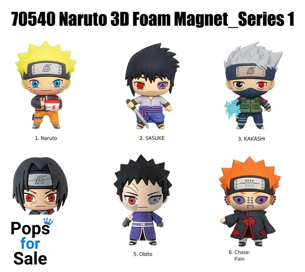 Naruto Magnets blind pack Display (12)