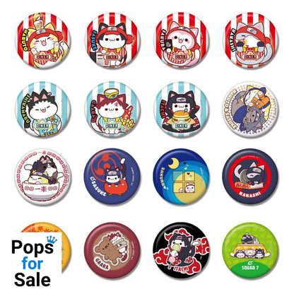 Naruto Mega Cat Project Nyaruto! Enamel Pins 5 cm Assortment (16) Pins & Brooches,Blind Boxes