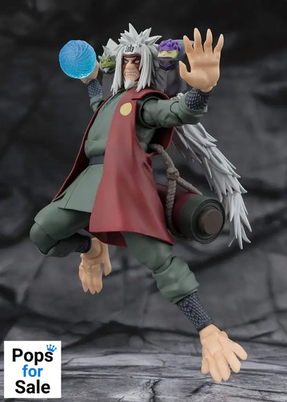 Naruto S.H.Figuarts Action Figure Jiraiya Hidden Leaf Heroic Master Sage (Sage Mode Set) 17 cm