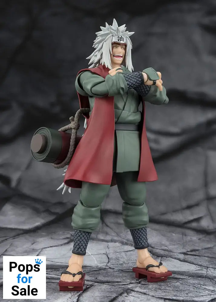 Naruto S.H.Figuarts Action Figure Jiraiya Hidden Leaf Heroic Master Sage (Sage Mode Set) 17 cm