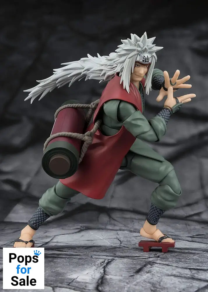 Naruto S.H.Figuarts Action Figure Jiraiya Hidden Leaf Heroic Master Sage (Sage Mode Set) 17 cm