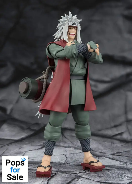 Naruto S.H.Figuarts Action Figure Jiraiya Hidden Leaf Heroic Master Sage (Sage Mode Set) 17 cm
