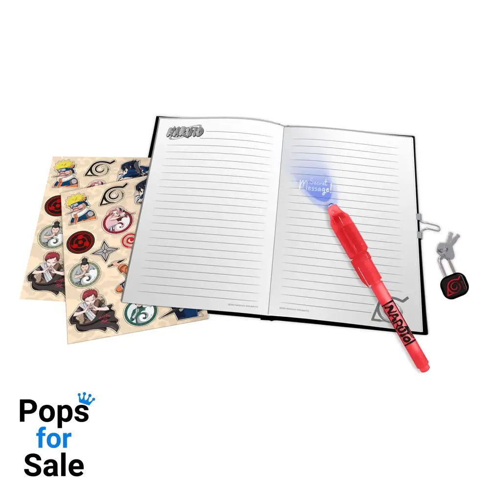 Naruto Secret Diary Set with Lock