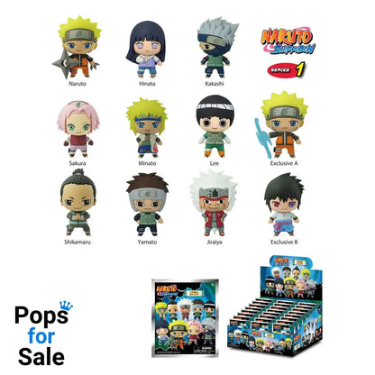 Naruto Shippuden 3D PVC Bag Clips Series 01 Display (24)