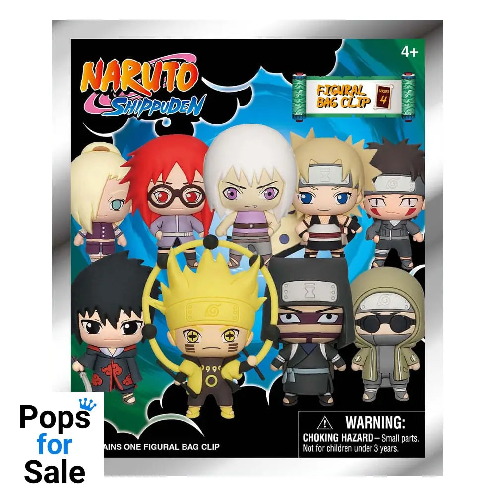 Naruto Shippuden 3D PVC Bag Clips Series 4 Display (24)