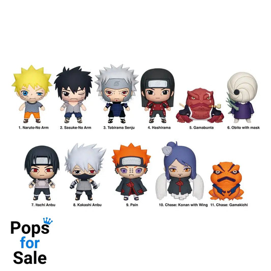 Naruto Shippuden 3D PVC Bag Clips Series 5 Display (24)