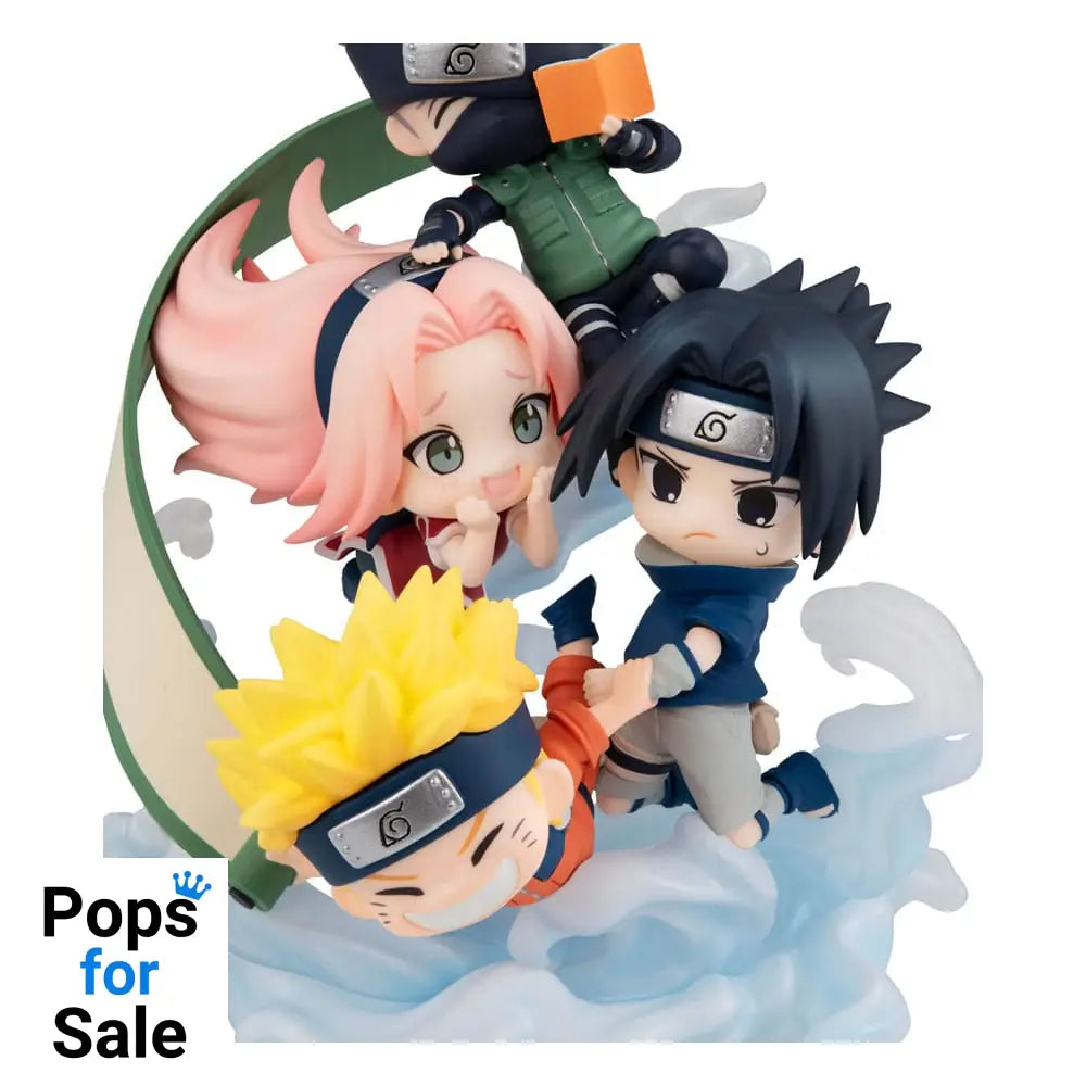 Naruto Shippuden FigUnity PVC Mini Statue Gather here, Team 7 13 cm