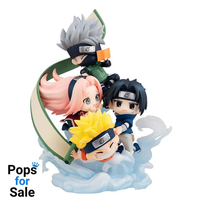 Naruto Shippuden FigUnity PVC Mini Statue Gather here, Team 7 13 cm (with gift)