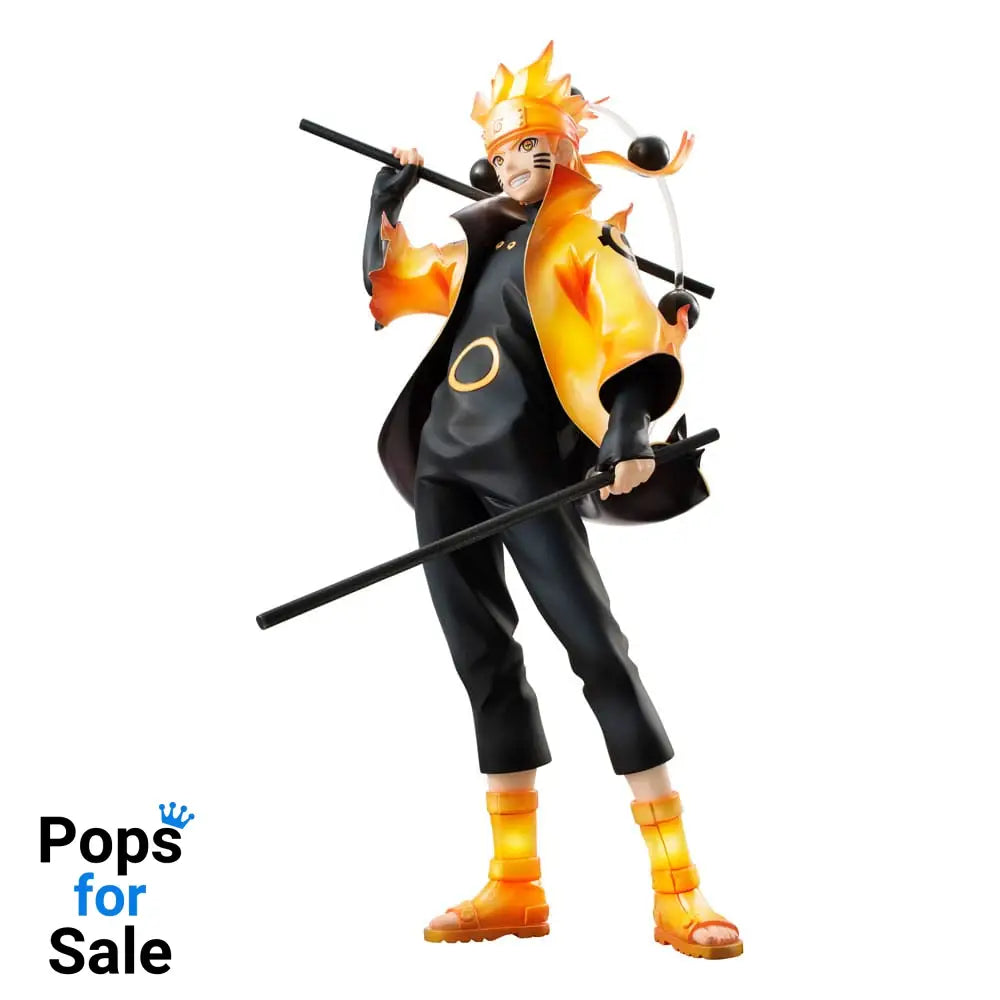 Naruto Shippuden G.E.M. Series PVC Statue Naruto Uzumaki Six Paths Sage Mode 15th Anniversary Ver. 22 cm