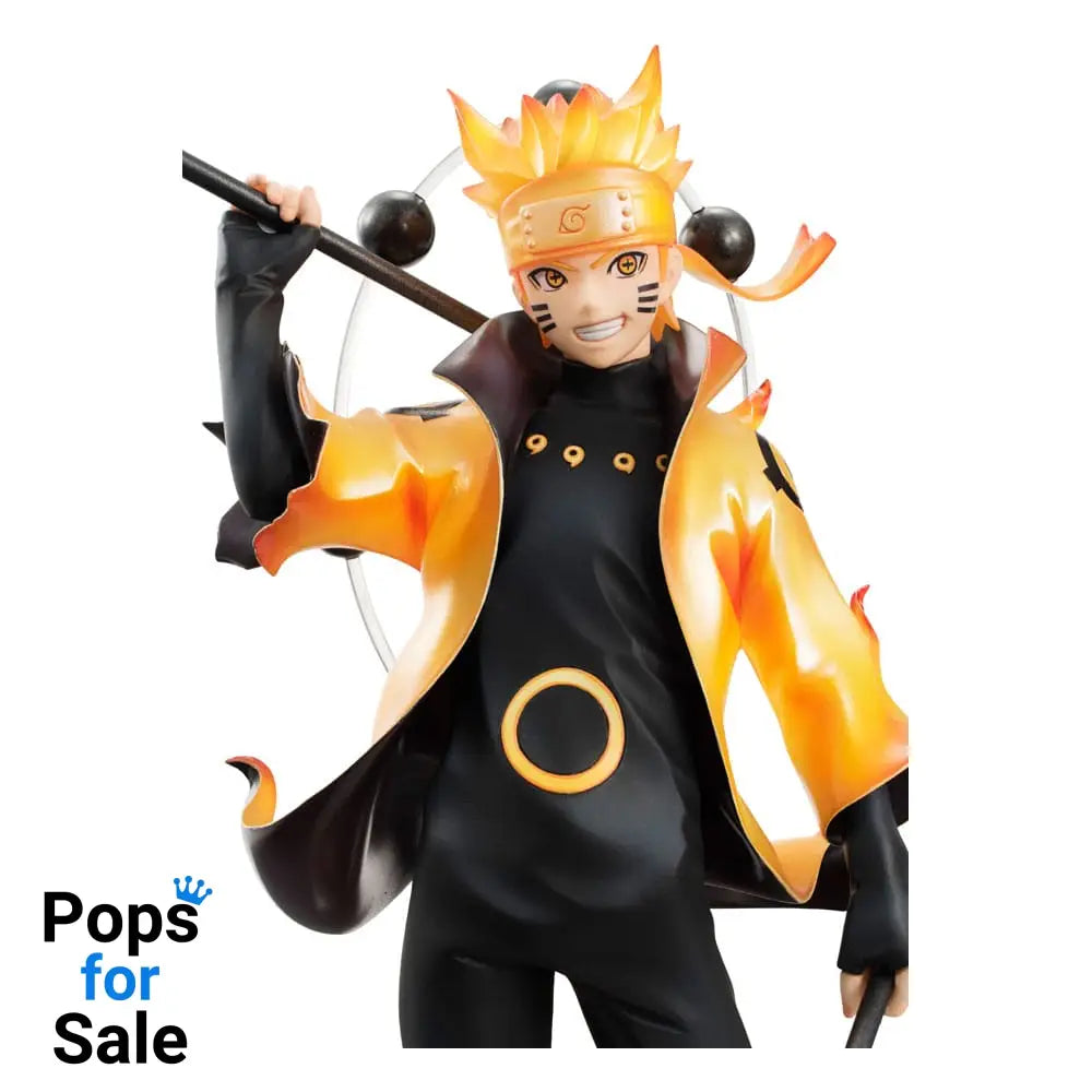 Naruto Shippuden G.E.M. Series PVC Statue Naruto Uzumaki Six Paths Sage Mode 15th Anniversary Ver. 22 cm