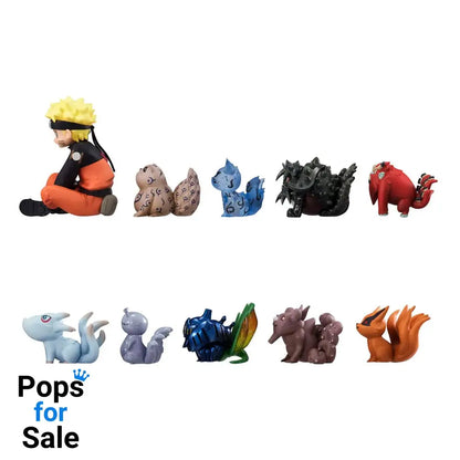 Naruto Shippuden Gaiden G.E.M. Series PVC Statue Naruto Uzumaki & Biju Set 7 cm