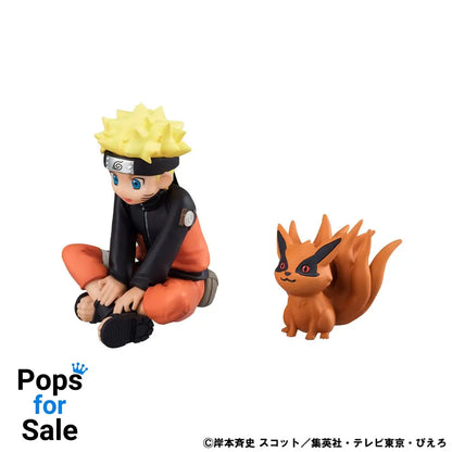 Naruto Shippuden Gaiden G.E.M. Series PVC Statue Naruto Uzumaki & Biju Set 7 cm