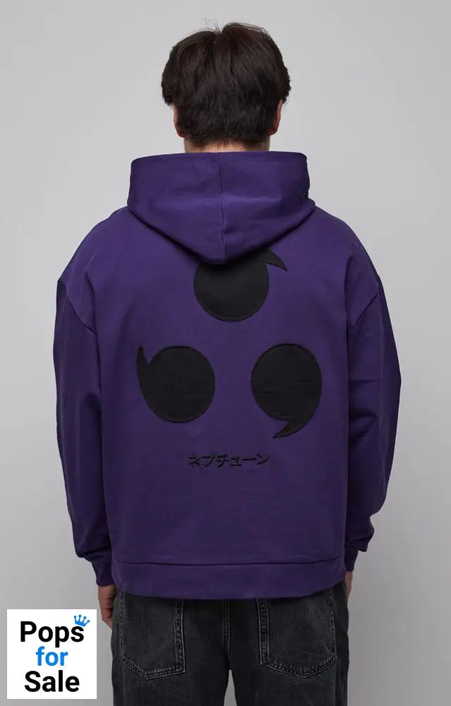 Naruto Shippuden Hooded Sweater Graphic Purple Size S