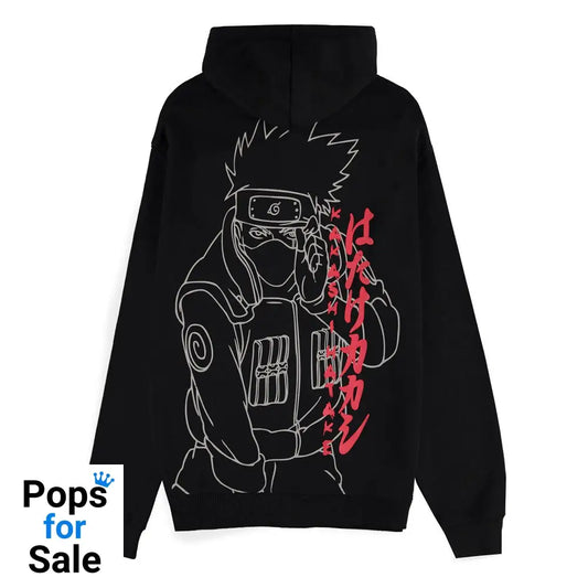 Naruto Shippuden Hooded Sweater Kakashi Line Art Size XXL