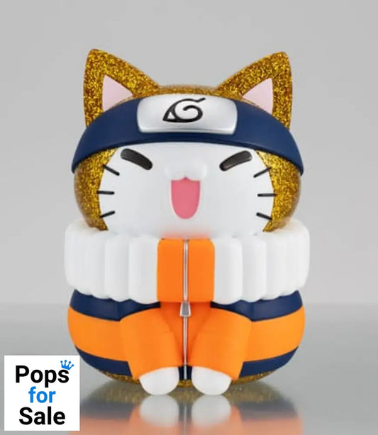 Naruto Shippuden Mega Cat Project Nyanto! Giant Nyaruto Series Trading Figure Naruto Uzumaki Gold Ver. 10 cm