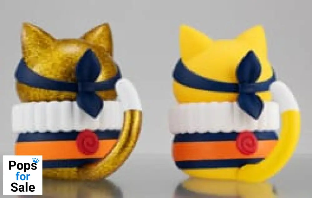 Naruto Shippuden Mega Cat Project Nyanto! Giant Nyaruto Series Trading Figure Naruto Uzumaki Gold Ver. 10 cm