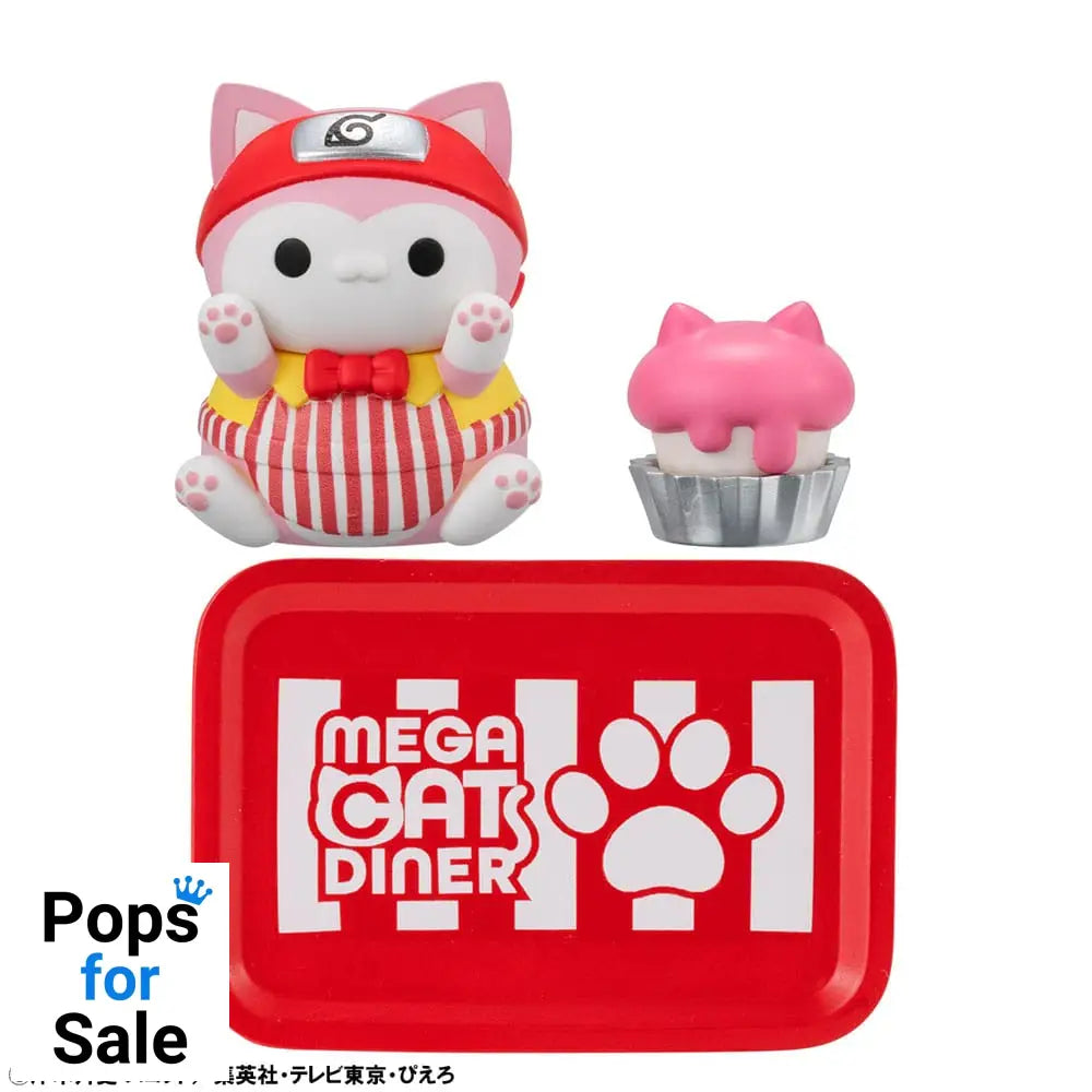 Naruto Shippuden Mega Cat Project Nyaruto! Trading Figures Mega Cat Diner 3 cm Assortment (6) Mini-figures