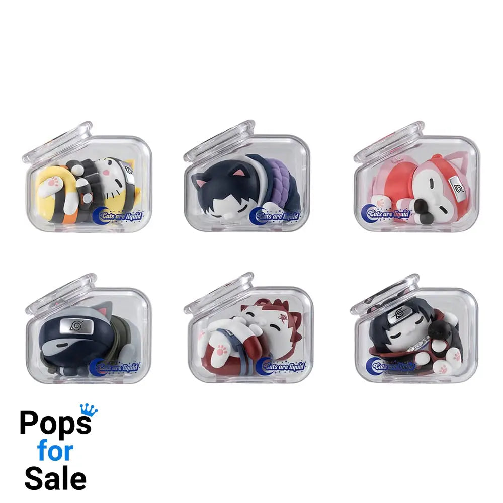 Naruto Shippuden Mega Cat Project Nyaruto! Trading Figures Good Night Nyaruto! 3 cm Assortment (8) Mini-figures