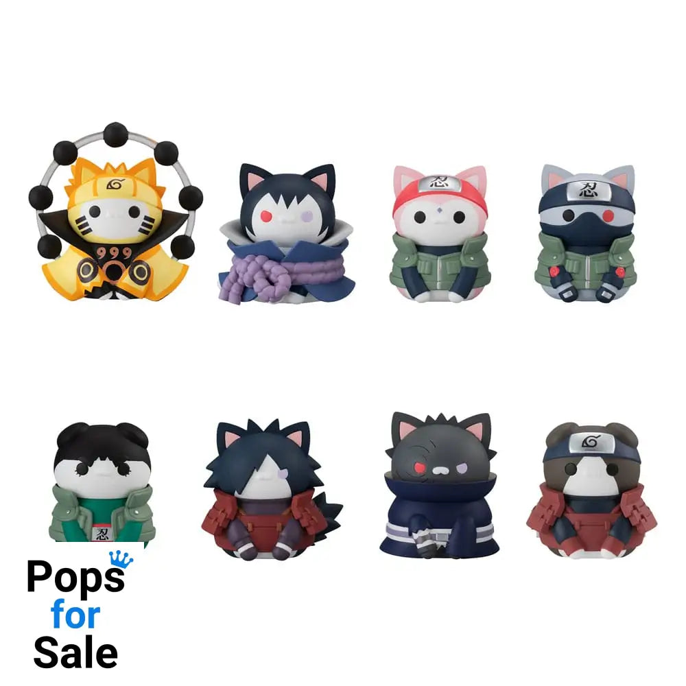 Naruto Shippuden Mega Cat Project Trading Figure 3 cm Nyaruto! Last Battle Ver. Blind Box Assortment (8)