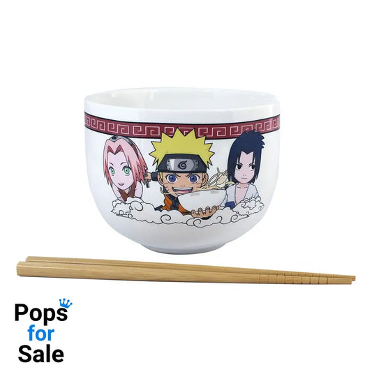 Naruto Shippuden Ramen Bowl with Chopsticks Team Seven 414 ml Kitchen- and Tableware