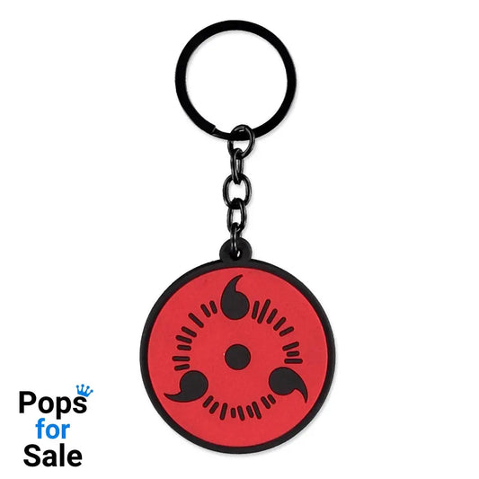 Naruto Shippuden Rubber-Keychain Sharingan Keyrings