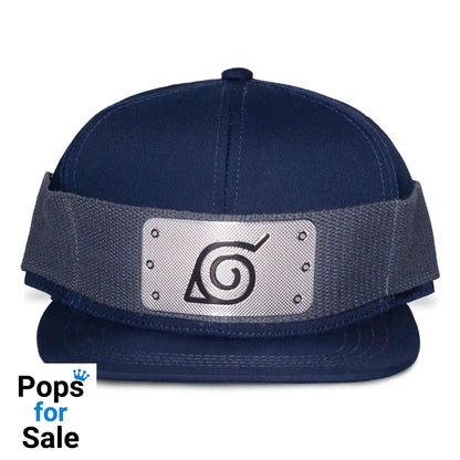 Naruto Shippuden Snapback Cap Logo Blue Beanies & Caps