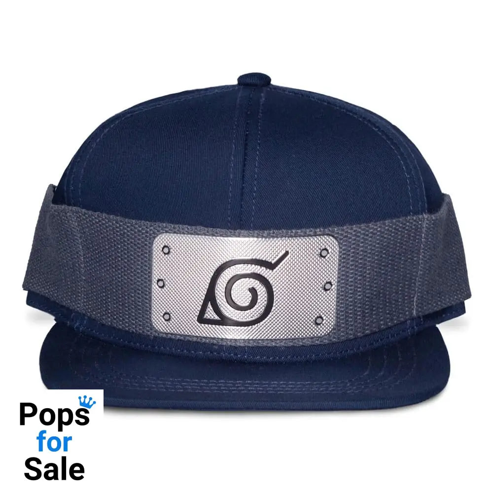 Naruto Shippuden Snapback Cap Logo Blue Beanies & Caps