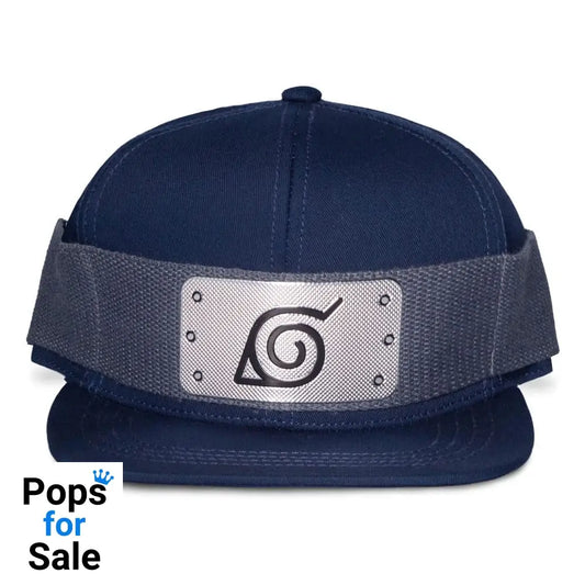 Naruto Shippuden Snapback Cap Logo Blue Beanies & Caps