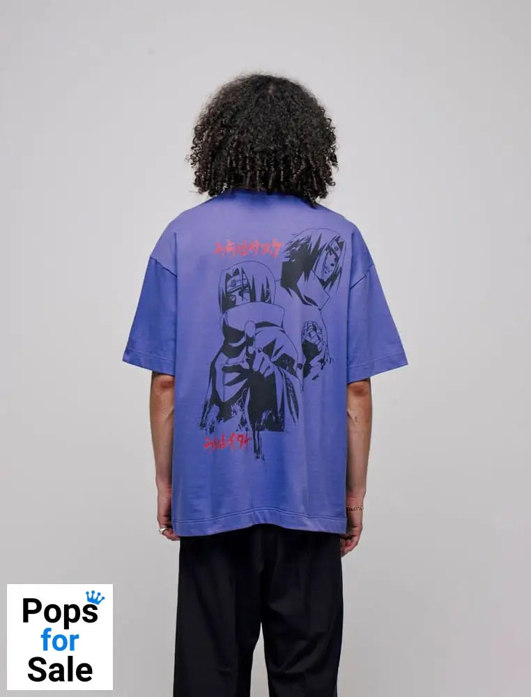 Naruto Shippuden T-Shirt Graphic Purple Size S